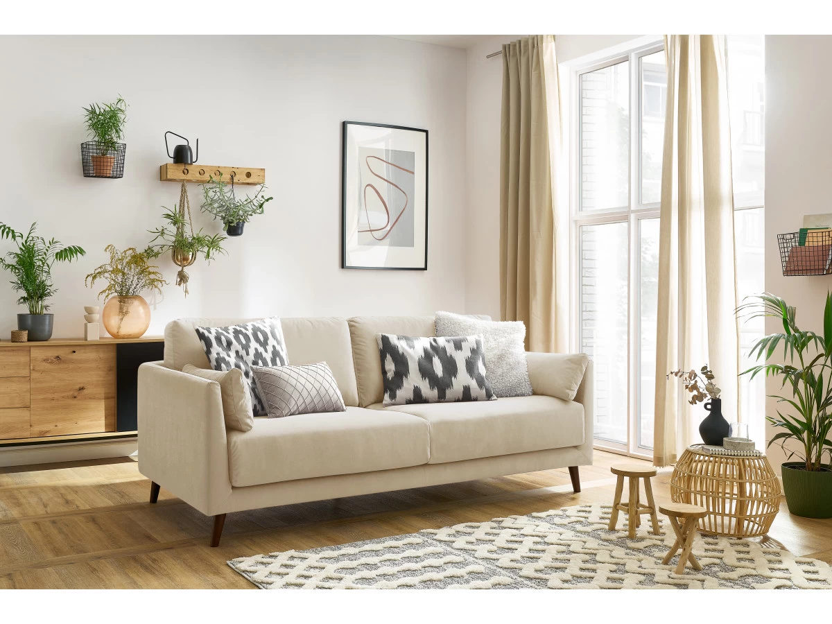 Ensemble Canapé Droit Fixe 3 + 2 Places MONTMARTRE 3 Ensemble Canapé Droit Fixe 3 + 2 Places MONTMARTRE