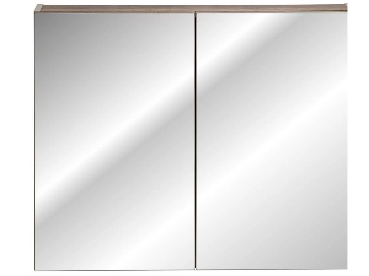 Ensemble De Salle De Bain 180 Cm FANNY Avec Colonne Et Armoires Murales 80cm Avec Miroirs Taupe 8 Ensemble De Salle De Bain 180 Cm FANNY Avec Colonne Et Armoires Murales 80cm Avec Miroirs Taupe â Image 6