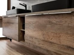 Ensemble De Salle De Bain 180 Cm ZINA Avec Colonne Et Meuble Pharmacie -Velvet Magasin ensemble de salle de bain 180 cm zina avec colonne et meuble pharmacie 8