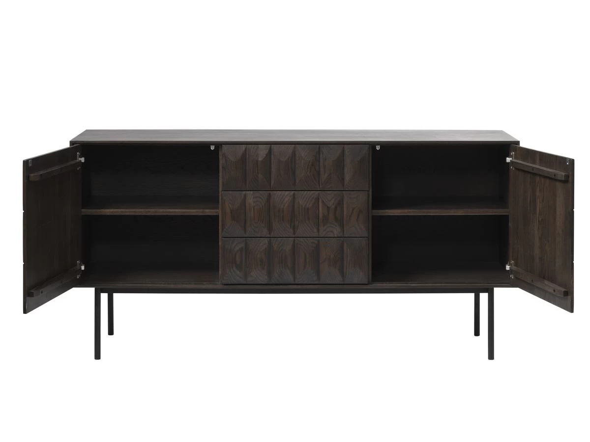 Ensemble JIL Avec Meuble TV 160 Cm + Buffet 2 Portes 160 Cm + Table Basse Placage Chêne Massif 12 Ensemble JIL Avec Meuble TV 160 Cm + Buffet 2 Portes 160 Cm + Table Basse Placage Chêne Massif – Image 10