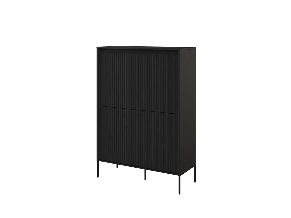 Ensemble LENARA Avec Buffet Haut 100 Cm + Meuble TV 193 Cm Avec Tasseaux Et LED 11 Ensemble LENARA Avec Buffet Haut 100 Cm + Meuble TV 193 Cm Avec Tasseaux Et LED – Image 9