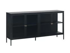 Ensemble LEYA Avec Meuble TV 132 Cm + Buffet 4 Portes 170 Cm + Rangement Vitrine Bas 110 Cm -Velvet Magasin ensemble leya avec meuble tv 132 cm buffet 4 portes 170 cm rangement vitrine bas 110 cm 8