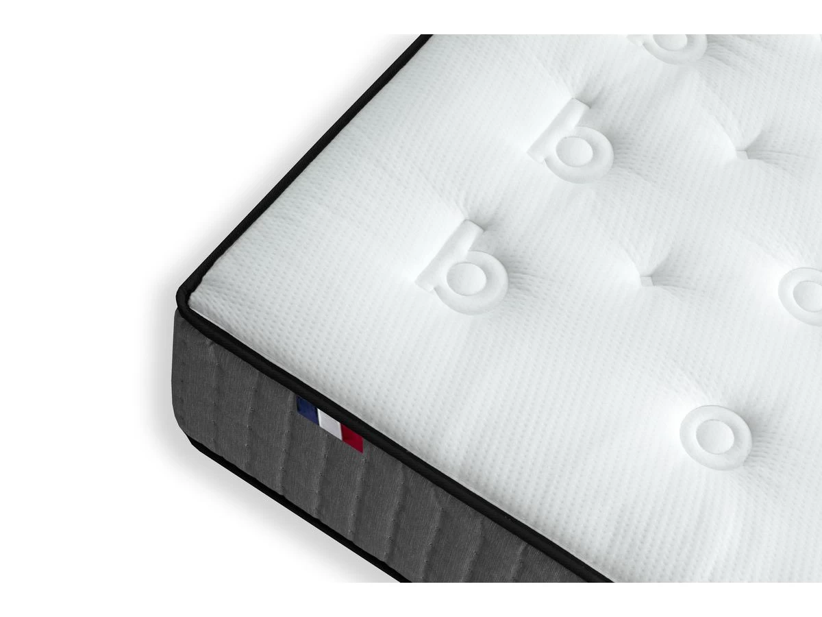 Ensemble Matelas JOSEPHINE 30 Cm 672 Ressorts Ensachés + Sommier Tapissier 5 Ensemble Matelas JOSEPHINE 30 Cm 672 Ressorts Ensachés + Sommier Tapissier – Image 3