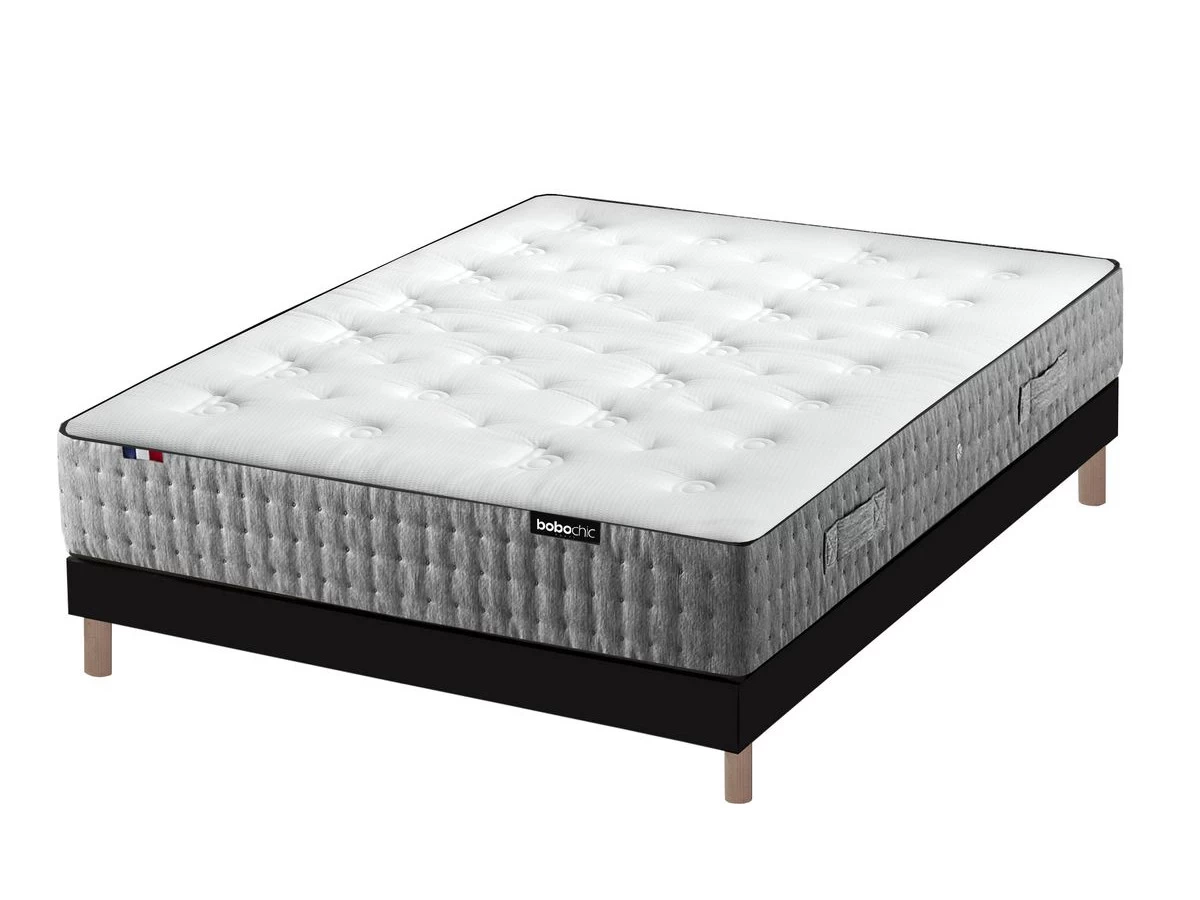 Ensemble Matelas JOSEPHINE 30 Cm 672 Ressorts Ensachés + Sommier Tapissier 9 Ensemble Matelas JOSEPHINE 30 Cm 672 Ressorts Ensachés + Sommier Tapissier – Image 7