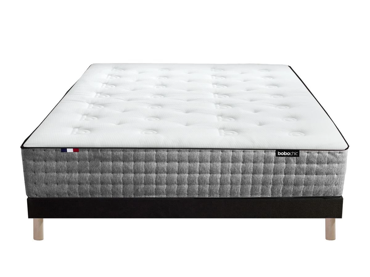 Ensemble Matelas JOSEPHINE 30 Cm 672 Ressorts Ensachés + Sommier Tapissier 11 Ensemble Matelas JOSEPHINE 30 Cm 672 Ressorts Ensachés + Sommier Tapissier – Image 9
