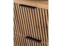 Ensemble Salle De Bain 140 Cm AXEL Avec Vasques à Poser Et Colonne Bois Clair -Velvet Magasin ensemble salle de bain 140 cm axel avec vasques a poser et colonne bois clair 5