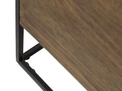 Ensemble SIMIANE Avec Meuble TV 155 Cm + Buffet 3 Portes 155 Cm + Table Basse + Bibliothèque H180 Cm Placage Chêne Massif -Velvet Magasin ensemble simiane avec meuble tv 155 cm buffet 3 portes 155 cm table basse bibliotheque h180 cm placage chene massif 3