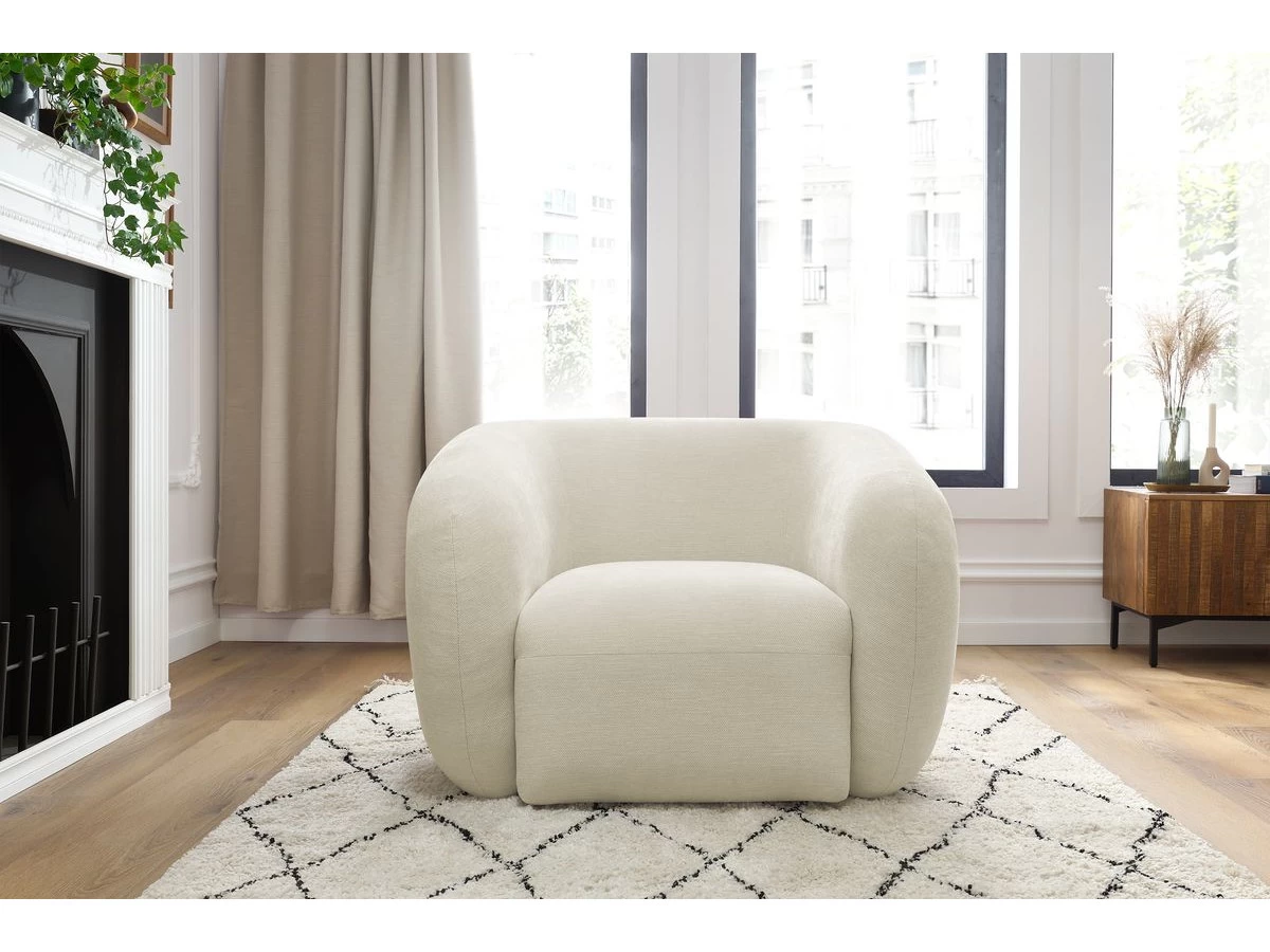 Fauteuil CELINE Tissu Lisse 5 Fauteuil CELINE Tissu Lisse – Image 3