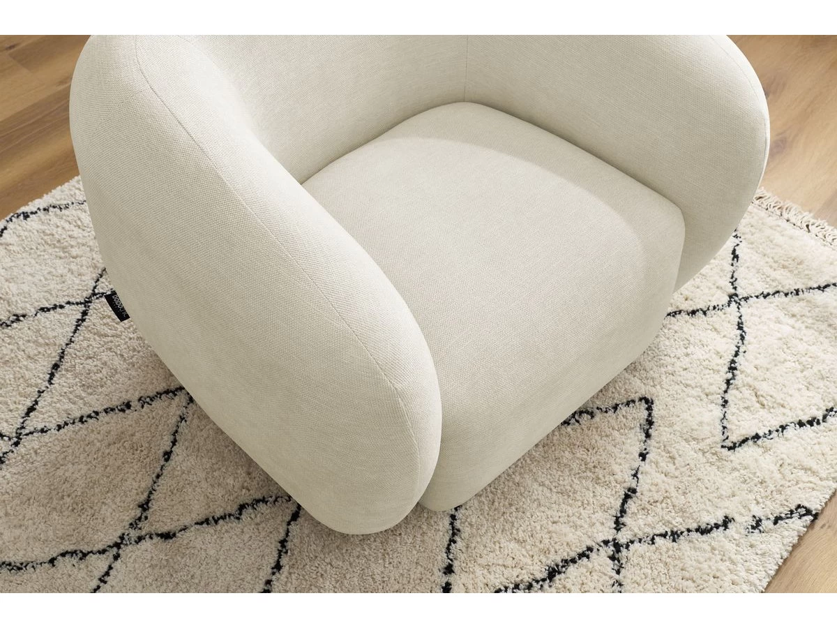 Fauteuil CELINE Tissu Lisse 7 Fauteuil CELINE Tissu Lisse – Image 5