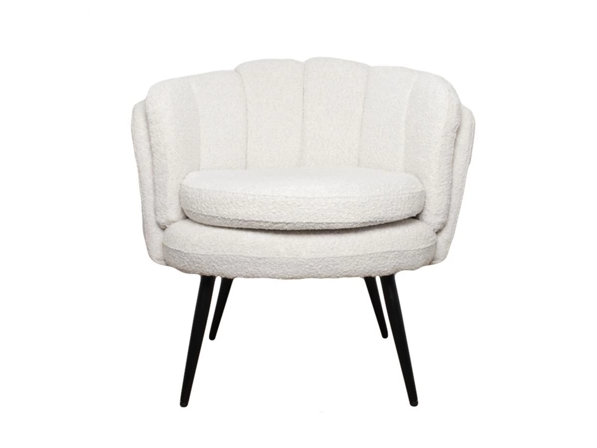 Fauteuil De Table CELIA Tissu Bouclette 3 Fauteuil De Table CELIA Tissu Bouclette