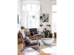 Fauteuil MERLET Simili Cuir Noir 12 Fauteuil MERLET Simili Cuir Noir -Velvet Magasin fauteuil merlet simili cuir noir 1