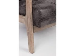 Fauteuil MERLET Simili Cuir Noir 18 Fauteuil MERLET Simili Cuir Noir -Velvet Magasin fauteuil merlet simili cuir noir 7