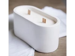 Grande Bougie Blanche GUILA Double Mèche Parfums Au Choix -Velvet Magasin grande bougie blanche guila double meche parfums au choix 3