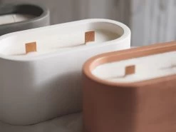 Grande Bougie Blanche GUILA Double Mèche Parfums Au Choix -Velvet Magasin grande bougie blanche guila double meche parfums au choix 4