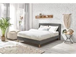 Lit 140x190 Cm ANJA Avec Lattes Massives Pieds En Bois Naturel 16 Lit 140x190 Cm ANJA Avec Lattes Massives Pieds En Bois Naturel -Velvet Magasin lit 140x190 cm anja avec lattes massives pieds en bois naturel 4