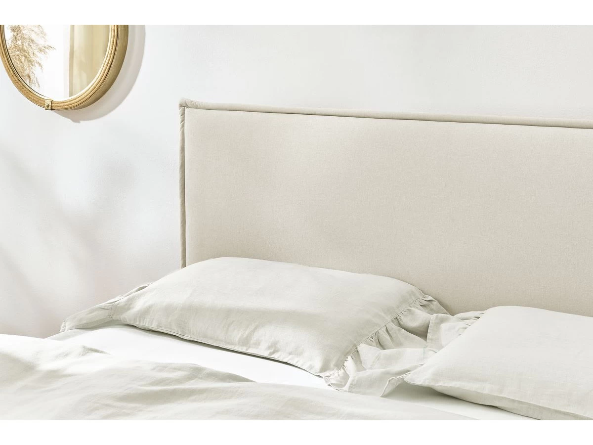 Lit 140x190 Cm CARA Avec Lattes Massives Pieds En Bois Naturel 10 Lit 140x190 Cm CARA Avec Lattes Massives Pieds En Bois Naturel – Image 8