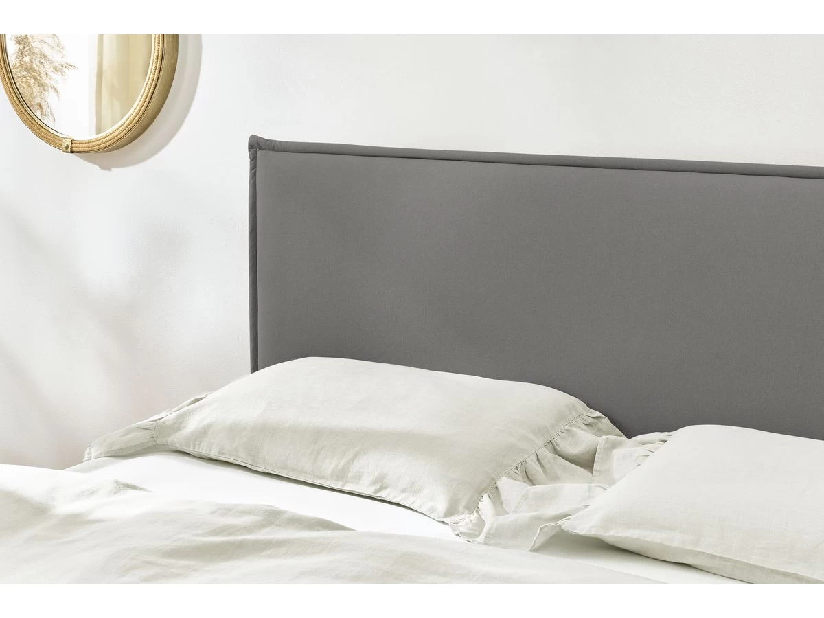 Lit 140x190 Cm CARA Avec Lattes Massives Pieds En Bois Wengé 11 Lit 140x190 Cm CARA Avec Lattes Massives Pieds En Bois Wengé – Image 9