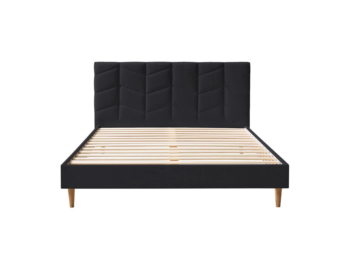 Lit 160 X 200 Cm BELLEVILLE Avec Lattes Massives 5 Lit 160 X 200 Cm BELLEVILLE Avec Lattes Massives – Image 3