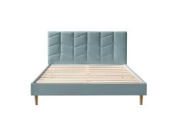 Lit 160 X 200 Cm BELLEVILLE Avec Lattes Massives 15 Lit 160 X 200 Cm BELLEVILLE Avec Lattes Massives -Velvet Magasin lit 160 x 200 cm belleville avec lattes massives 3