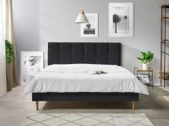 Lit 160 X 200 Cm BELLEVILLE Avec Lattes Massives 19 Lit 160 X 200 Cm BELLEVILLE Avec Lattes Massives -Velvet Magasin lit 160 x 200 cm belleville avec lattes massives 7