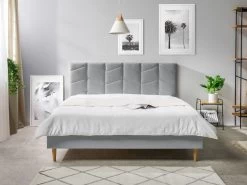 Lit 160 X 200 Cm BELLEVILLE Avec Lattes Massives 21 Lit 160 X 200 Cm BELLEVILLE Avec Lattes Massives -Velvet Magasin lit 160 x 200 cm belleville avec lattes massives 9