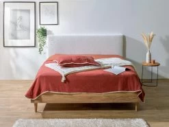 Lit 160 X 200 LOVELY Avec Lattes Massives Et Tissu Bouclette 12 Lit 160 X 200 LOVELY Avec Lattes Massives Et Tissu Bouclette -Velvet Magasin lit 160 x 200 lovely avec lattes massives et tissu bouclette 2