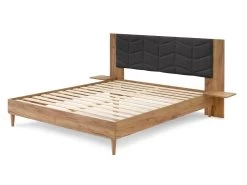 Lit 160x200 Cm LEONA Avec Lattes Massives Pieds En Bois Naturel 14 Lit 160x200 Cm LEONA Avec Lattes Massives Pieds En Bois Naturel -Velvet Magasin lit 160x200 cm leona avec lattes massives pieds en bois naturel 2