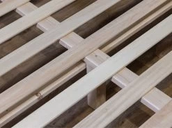 Lit 160x200 Cm OCEANE Avec Lattes Massives Tissu Texturé -Velvet Magasin lit 160x200 cm oceane avec lattes massives tissu texture 9