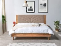 Lit 160x200 Cm TRIOMPHE Avec Lattes Massives -Velvet Magasin lit 160x200 cm triomphe avec lattes massives 6