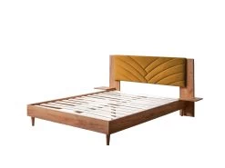 Lit 160x200 Cm TRIOMPHE Avec Lattes Massives -Velvet Magasin lit 160x200 cm triomphe avec lattes massives 7