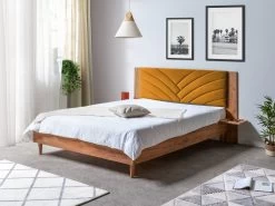 Lit 160x200 Cm TRIOMPHE Avec Lattes Massives -Velvet Magasin lit 160x200 cm triomphe avec lattes massives 9