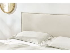 Lit 180x200 Cm CARA Avec Lattes Massives Pieds En Bois Naturel -Velvet Magasin lit 180x200 cm cara avec lattes massives pieds en bois naturel 7