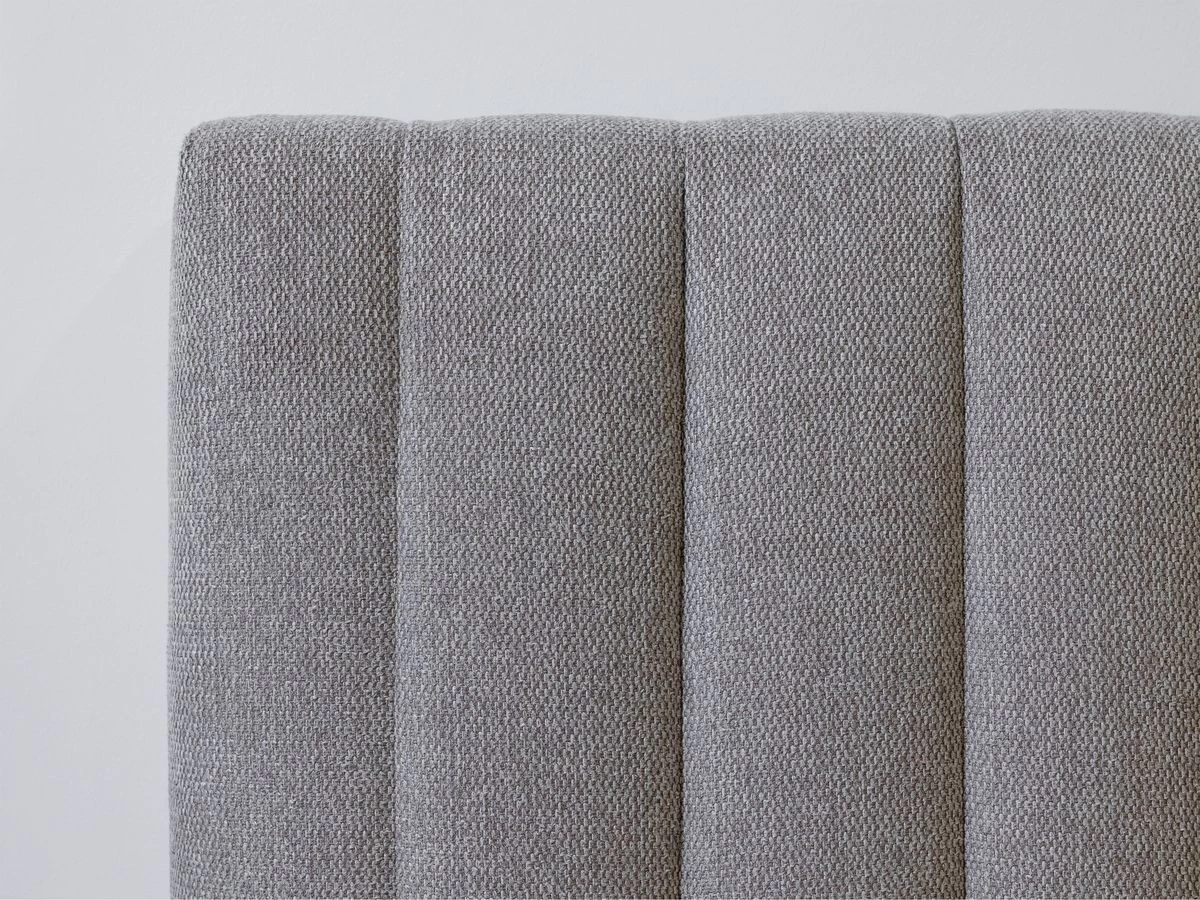 Lit 180x200 Cm OCEANE Avec Lattes Massives Tissu Texturé 8 Lit 180x200 Cm OCEANE Avec Lattes Massives Tissu Texturé – Image 6