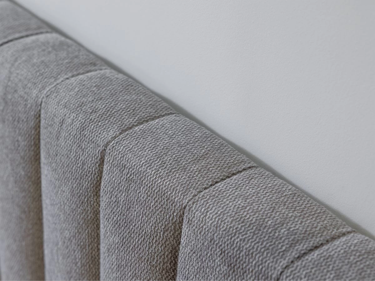 Lit 180x200 Cm OCEANE Avec Lattes Massives Tissu Texturé 9 Lit 180x200 Cm OCEANE Avec Lattes Massives Tissu Texturé – Image 7