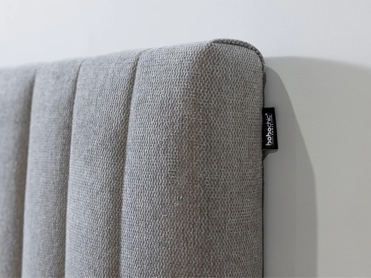 Lit 180x200 Cm OCEANE Avec Lattes Massives Tissu Texturé 10 Lit 180x200 Cm OCEANE Avec Lattes Massives Tissu Texturé – Image 8