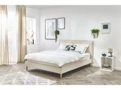 Lit 180x200 Cm SARY Avec Lattes Massives Pieds Bois Naturel 17 Lit 180x200 Cm SARY Avec Lattes Massives Pieds Bois Naturel -Velvet Magasin lit 180x200 cm sary avec lattes massives pieds bois naturel 5