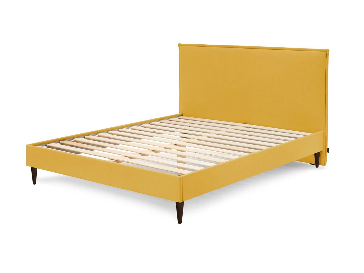 Lit 180x200 Cm SARY Avec Lattes Massives Pieds Bois Wengé 6 Lit 180x200 Cm SARY Avec Lattes Massives Pieds Bois Wengé – Image 4