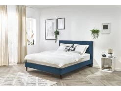 Lit 180x200 Cm SARY Avec Lattes Massives Pieds Bois Wengé 17 Lit 180x200 Cm SARY Avec Lattes Massives Pieds Bois Wengé -Velvet Magasin lit 180x200 cm sary avec lattes massives pieds bois wenge 5