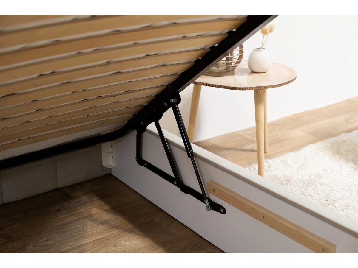 Lit Coffre COLETTE Tissu Texturé Avec Lin 10 Lit Coffre COLETTE Tissu Texturé Avec Lin – Image 8