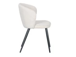 Lot De 2 Chaises ALICIA Tissu Bouclette 13 Lot De 2 Chaises ALICIA Tissu Bouclette -Velvet Magasin lot de 2 chaises alicia tissu bouclette 1