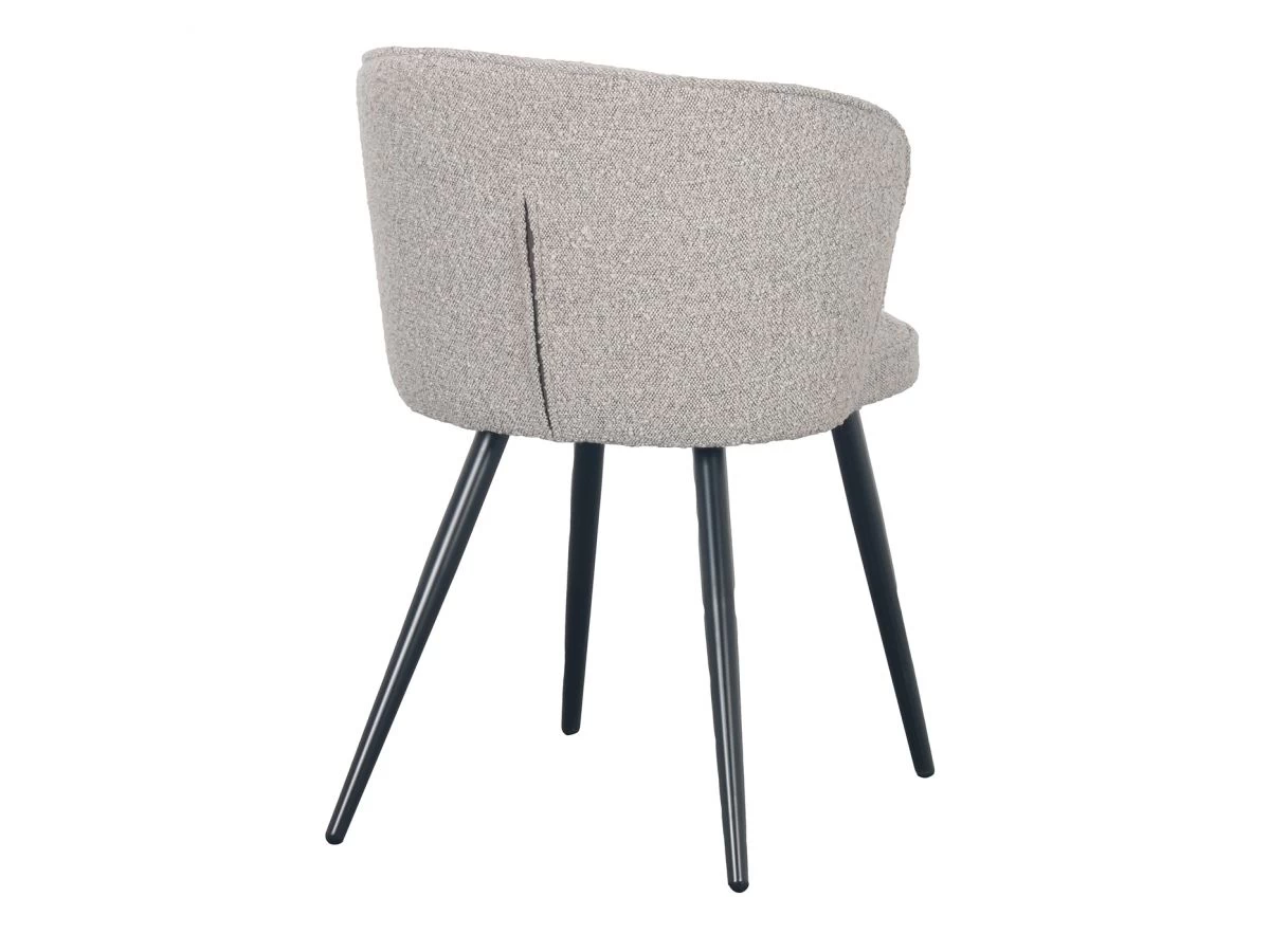 Lot De 2 Chaises ALICIA Tissu Bouclette 8 Lot De 2 Chaises ALICIA Tissu Bouclette – Image 6