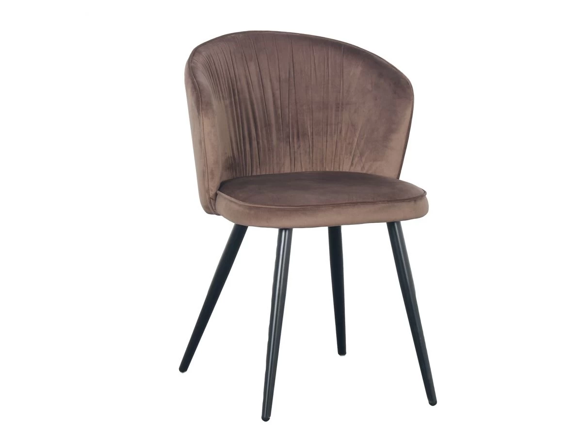 Lot De 2 Chaises ALICIA Tissu Velours 6 Lot De 2 Chaises ALICIA Tissu Velours – Image 4