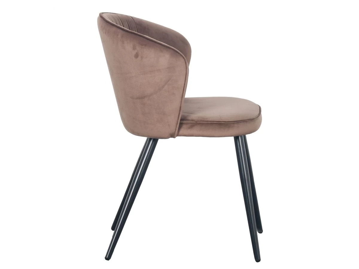 Lot De 2 Chaises ALICIA Tissu Velours 7 Lot De 2 Chaises ALICIA Tissu Velours – Image 5