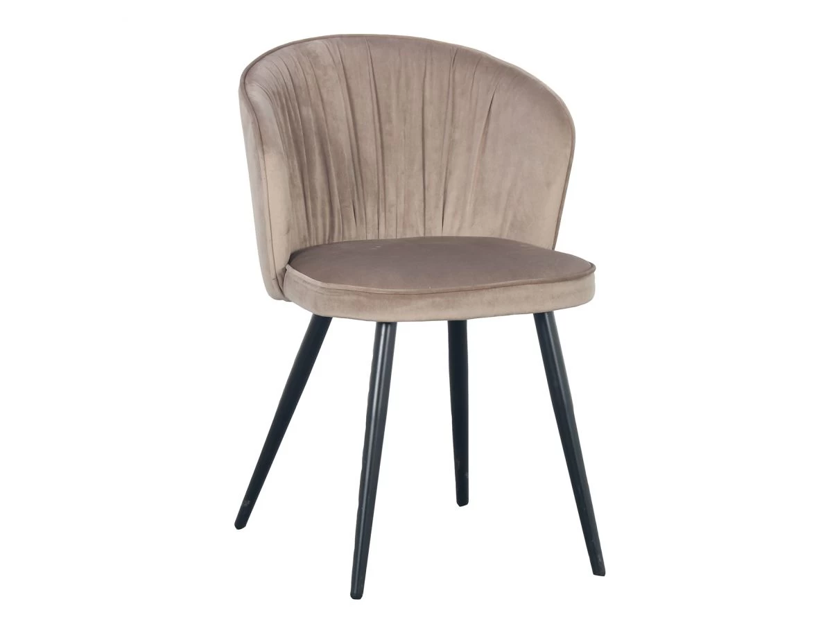 Lot De 2 Chaises ALICIA Tissu Velours 3 Lot De 2 Chaises ALICIA Tissu Velours