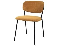 Lot De 2 Chaises ANDREA Velours Côtelé Et Pieds Noirs 14 Lot De 2 Chaises ANDREA Velours Côtelé Et Pieds Noirs -Velvet Magasin lot de 2 chaises andrea velours cotele et pieds noirs 2