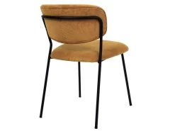 Lot De 2 Chaises ANDREA Velours Côtelé Et Pieds Noirs 17 Lot De 2 Chaises ANDREA Velours Côtelé Et Pieds Noirs -Velvet Magasin lot de 2 chaises andrea velours cotele et pieds noirs 5