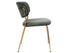 Lot De 2 Chaises ANDREA Velours Côtelé Et Pieds Or 16 Lot De 2 Chaises ANDREA Velours Côtelé Et Pieds Or -Velvet Magasin lot de 2 chaises andrea velours cotele et pieds or 4