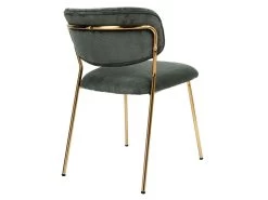 Lot De 2 Chaises ANDREA Velours Côtelé Et Pieds Or 17 Lot De 2 Chaises ANDREA Velours Côtelé Et Pieds Or -Velvet Magasin lot de 2 chaises andrea velours cotele et pieds or 5