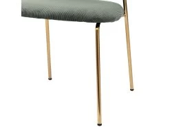 Lot De 2 Chaises ANDREA Velours Côtelé Et Pieds Or 20 Lot De 2 Chaises ANDREA Velours Côtelé Et Pieds Or -Velvet Magasin lot de 2 chaises andrea velours cotele et pieds or 8