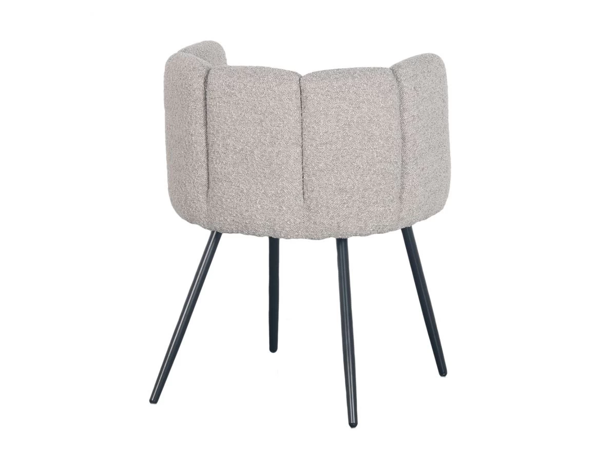 Lot De 2 Chaises CELIA Tissu Bouclette 5 Lot De 2 Chaises CELIA Tissu Bouclette – Image 3